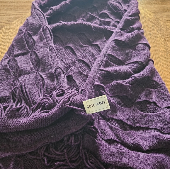 Poncho shawl knit - Picture 1 of 4